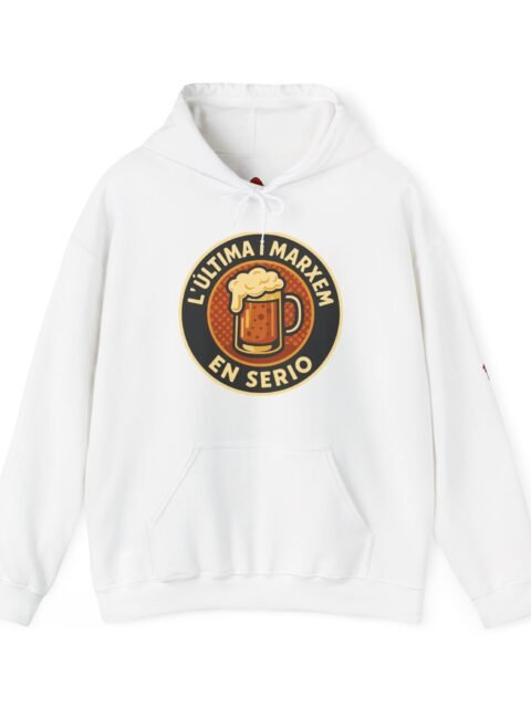 Dessuadora amb caputxa Última Birra