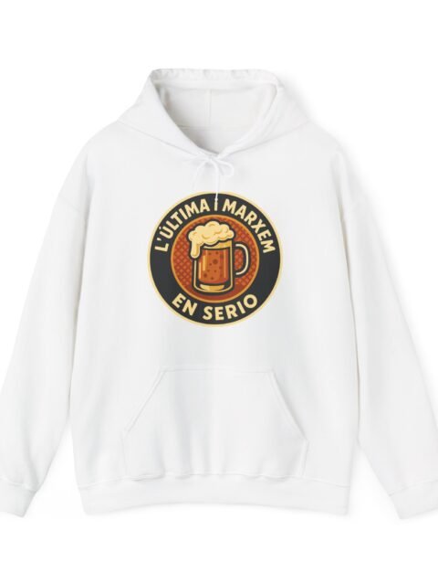 Dessuadora amb caputxa Última Birra