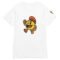 Samarreta Dona Pacman de color blanc (davant) · Capsdesuro